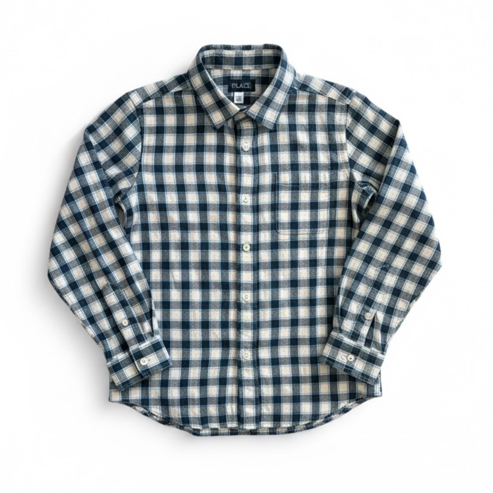 Boy’s Longsleeve Poplin Button Down Shirt - sz XL (14)